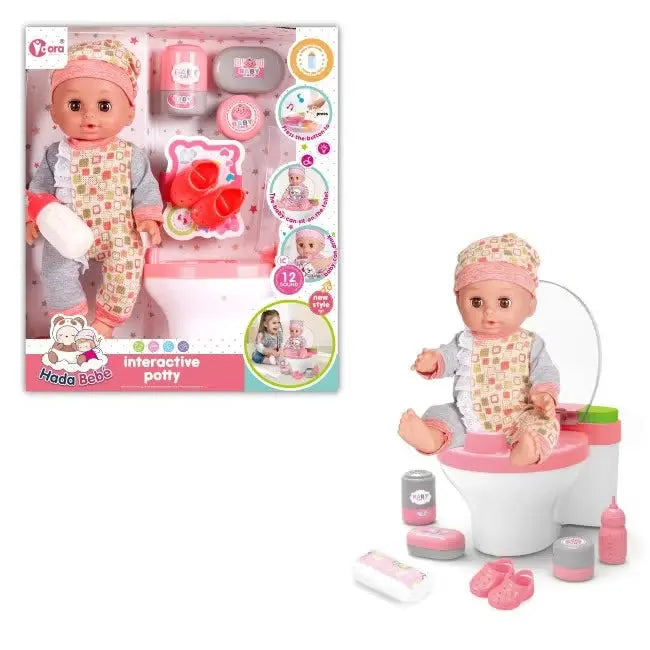 Hada Bebe interactive doll 14 inch with wash basin
