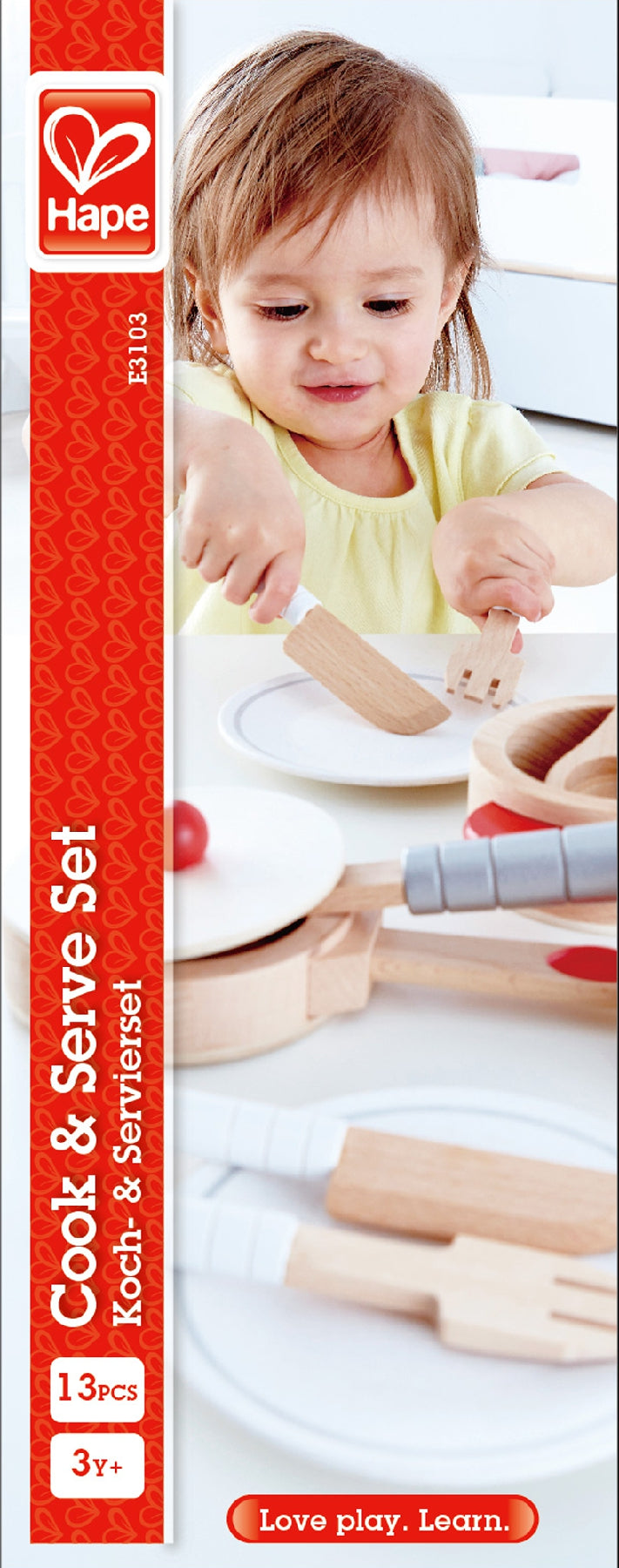Hape Cook Serve Kitchen Accessories set