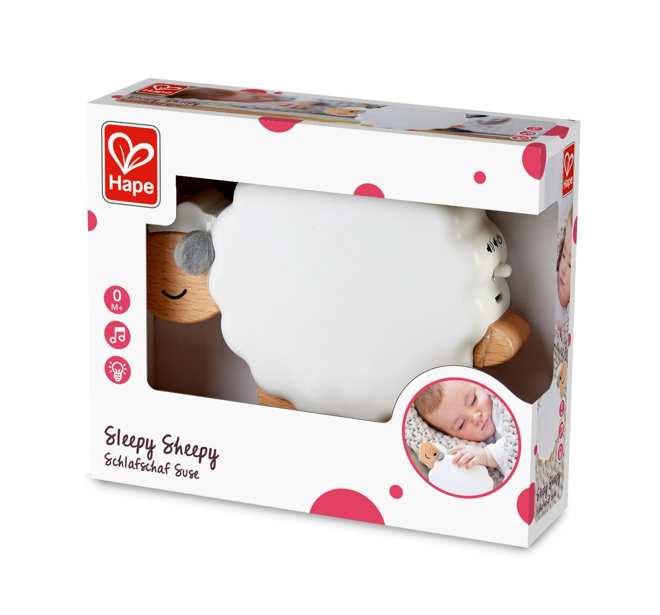 Hape Sleepy Sheepy Musical Night Light Packaging