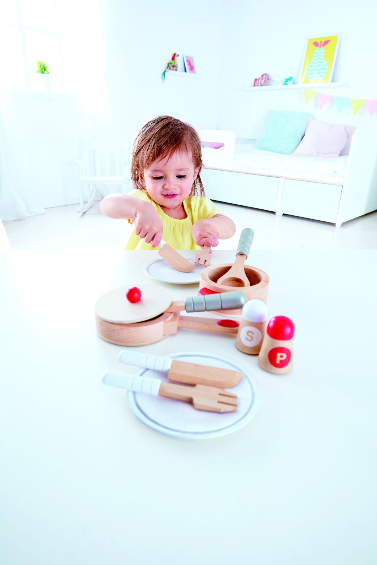 Hape Wooden Play Kitchen Set