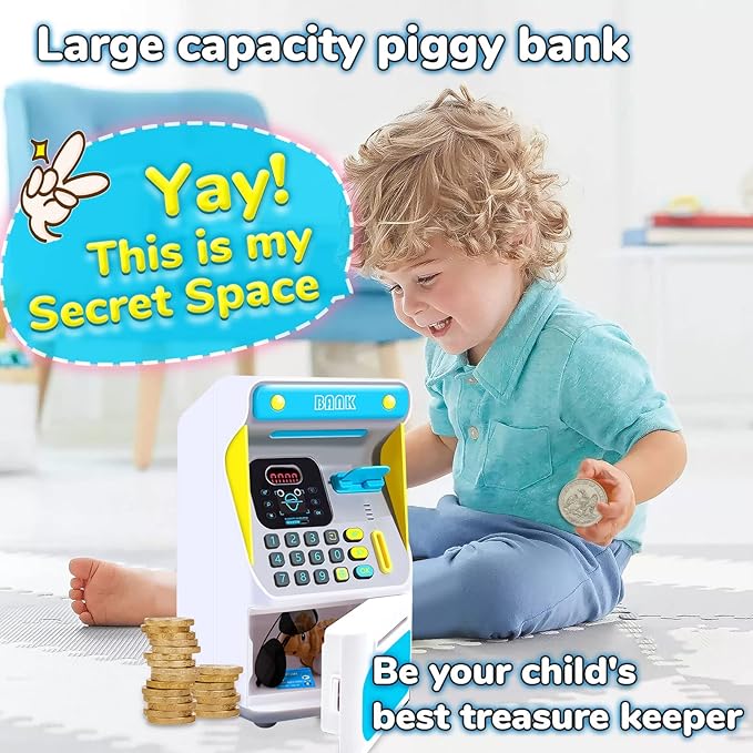 Hesclot Kids Electronic Coin Bank
