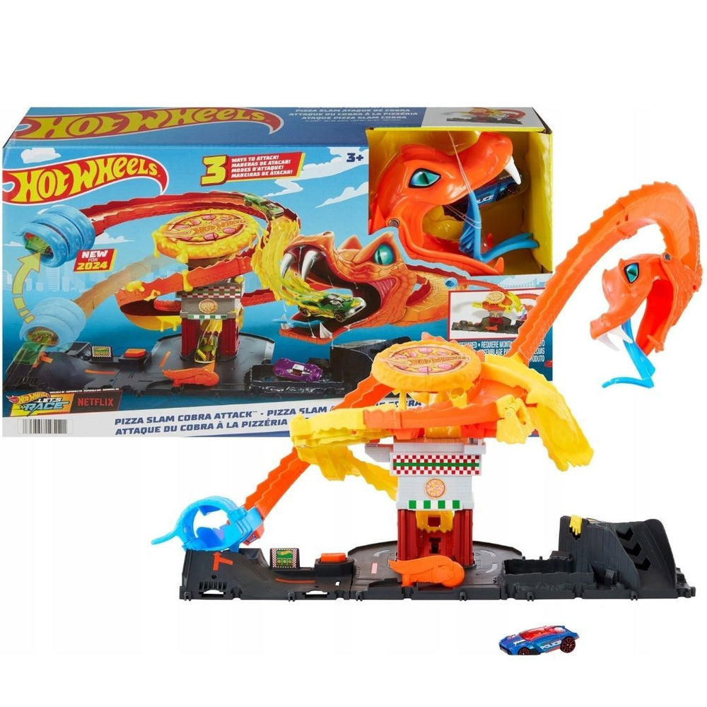 Hot Wheels snake pizza shop