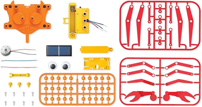 Hybrid Solar-Powered Crab Robot Kit