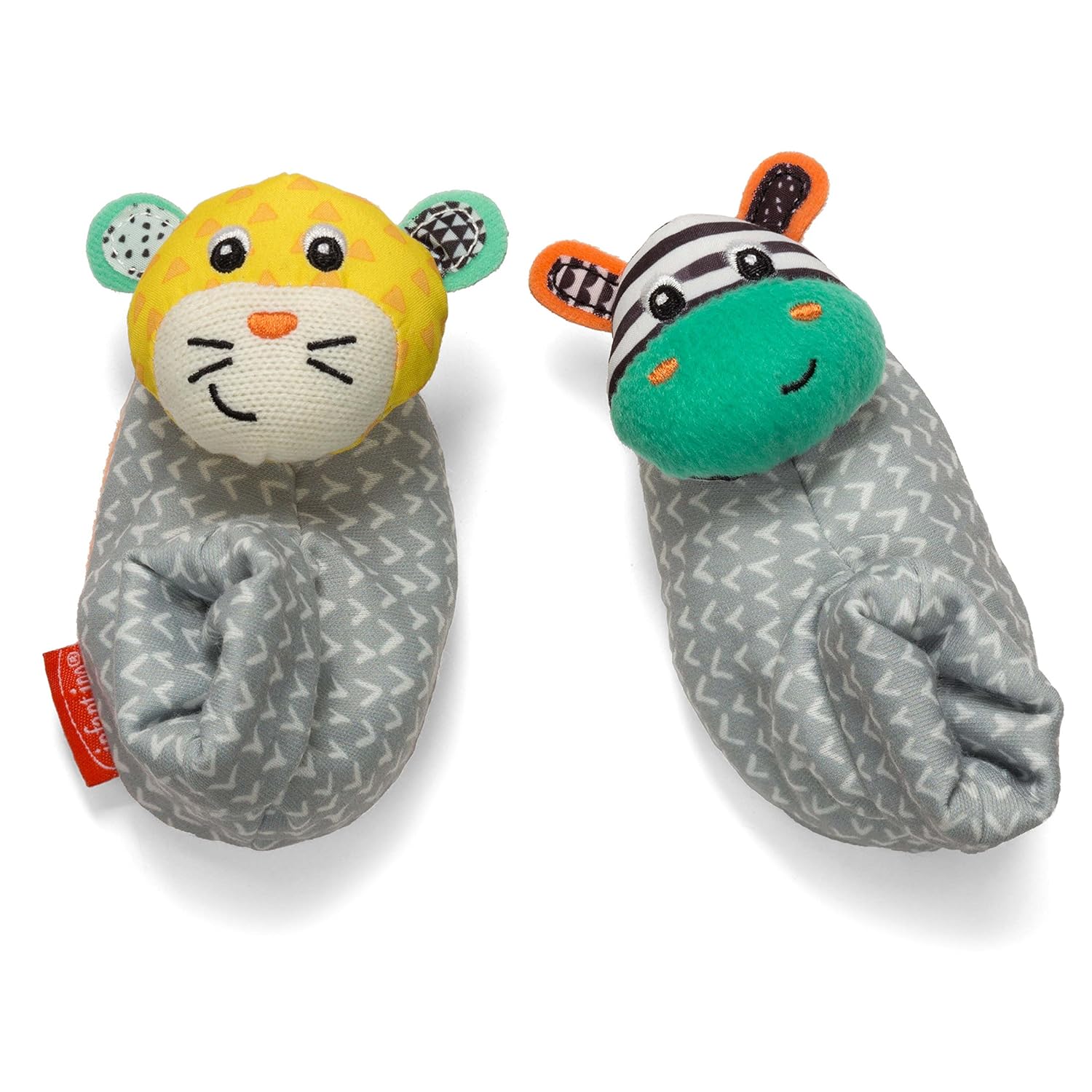 Infantino Foot Rattles Zebra/Tiger Infantino Yallatoys