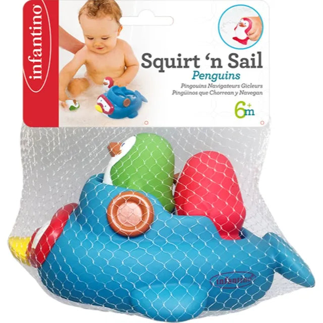 مجموعة بطاريق Infantino Squirt N Sail مكونة من 3 قطع