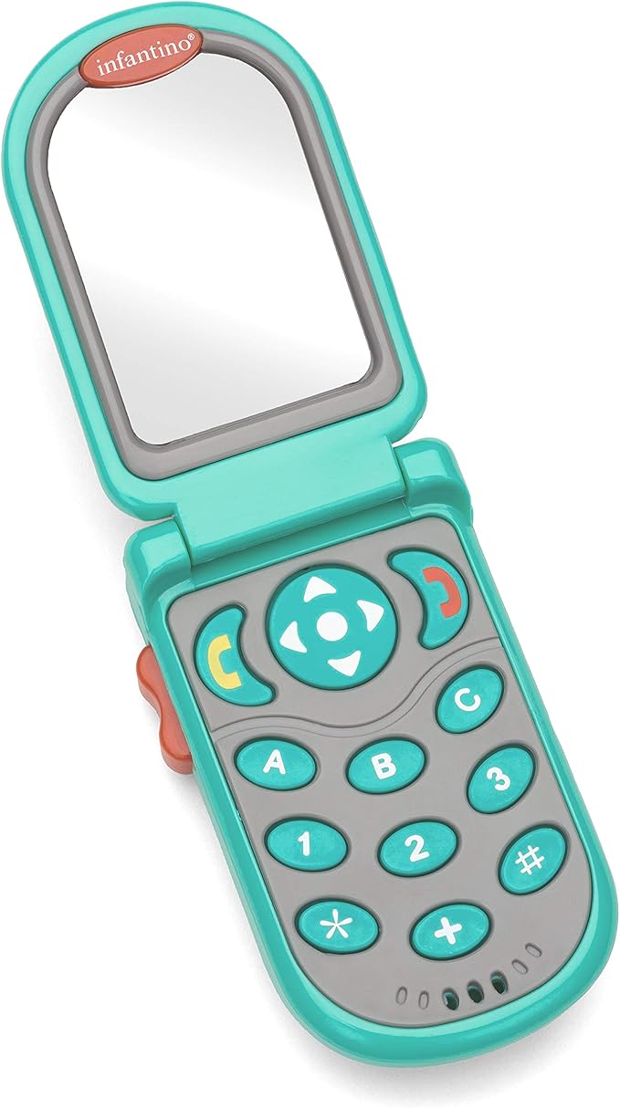 Infantino Flip And Peek Fun Phone Teal