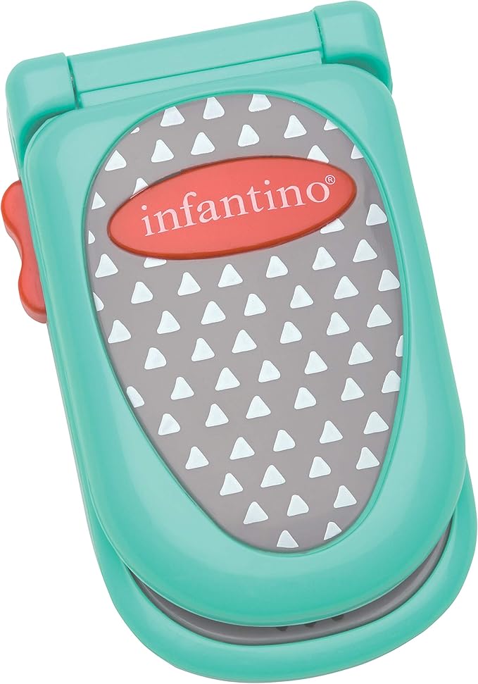 Infantino Flip And Peek Fun Phone Teal Closed