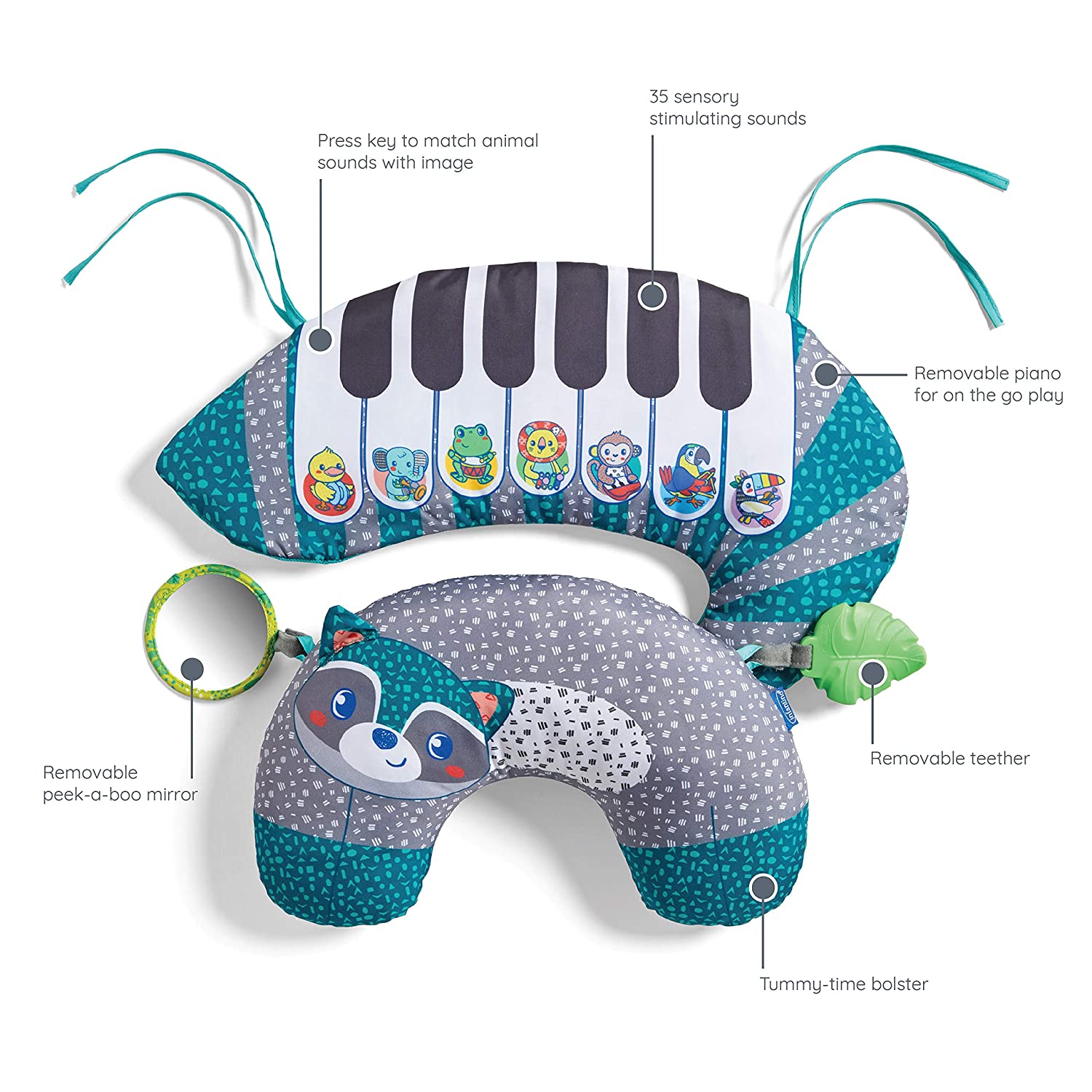 Infantino Grow With Me 3 In1 Tummy Time Piano Infantino Yallatoys
