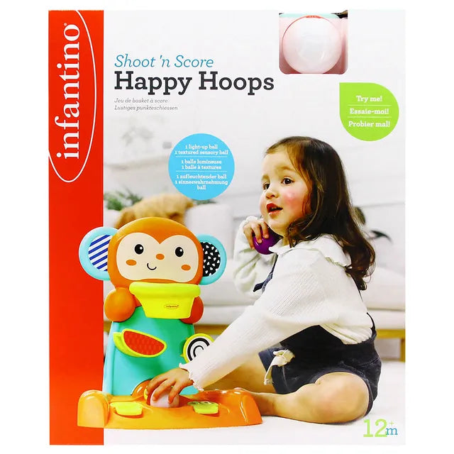 Infantino Shoot N Score Happy Hoops