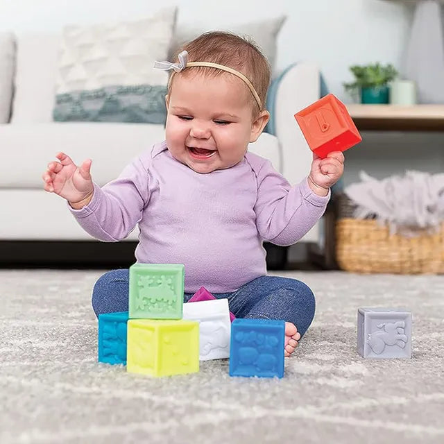 Infantino Squeeze and Stack Block Set 8pcs Baby