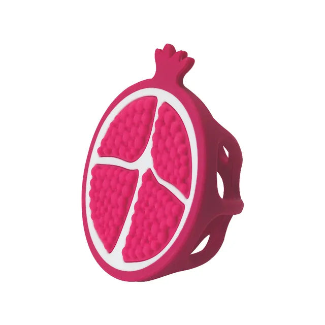 Infantino Soothing Silicone Teether Pomegranate Infantino Yallatoys