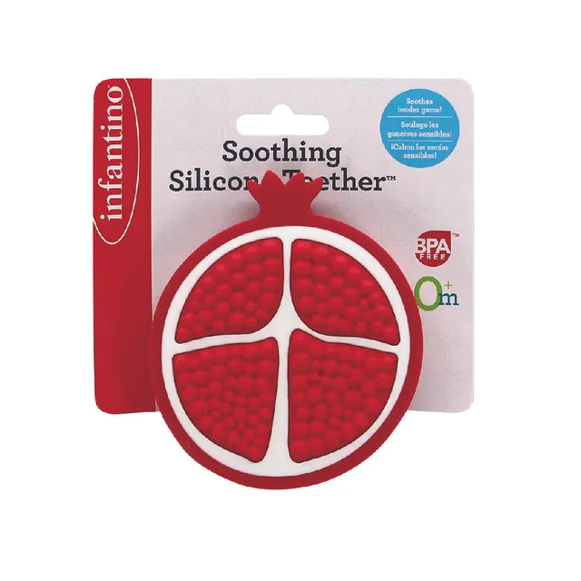 Infantino Soothing Silicone Teether Pomegranate Infantino Yallatoys