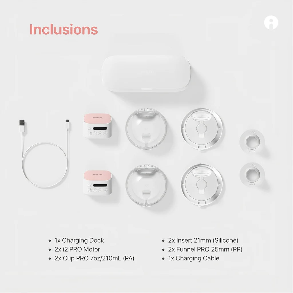 IMANI i2 PRO Double With Dock Wearable Breast Pump imani Yallatoys