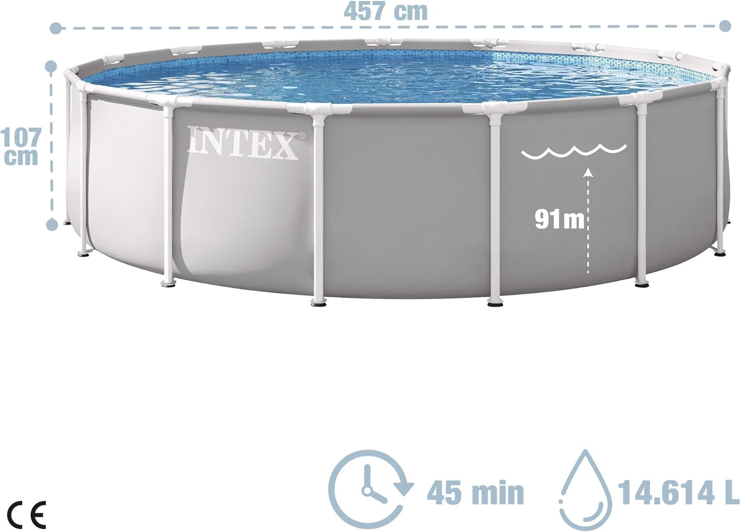 Intex Prism Frame Premium Pool Set