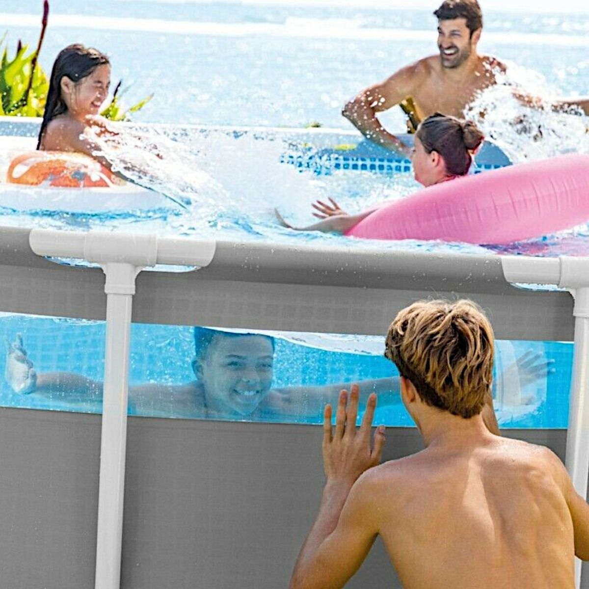 Intex Clearview Prism Frame Premium Pool Set