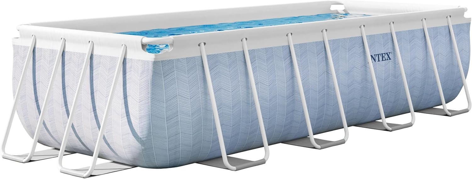 Intex Chevron Prism Frame Rectangular Pool Set