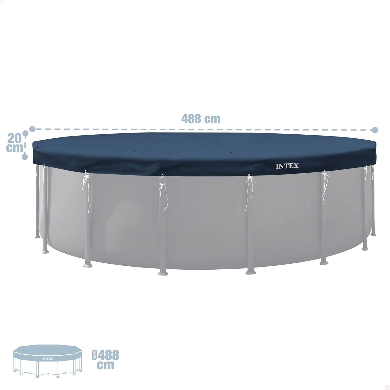 Intex All Season Deluxe Frame Pool Cover 488cm