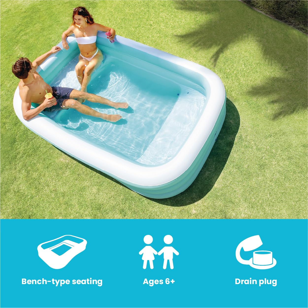Intex Inflatable Swim Center Family Lounge