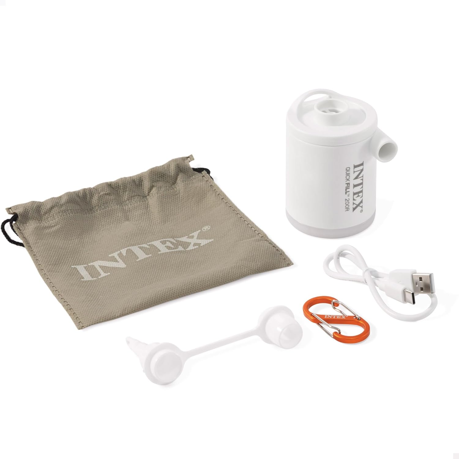 مضخة هواء صغيرة Intex Quickfill USB 200R