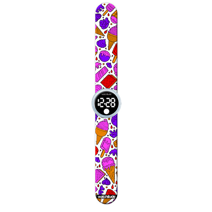 Ice Cream Pattern Watch Design