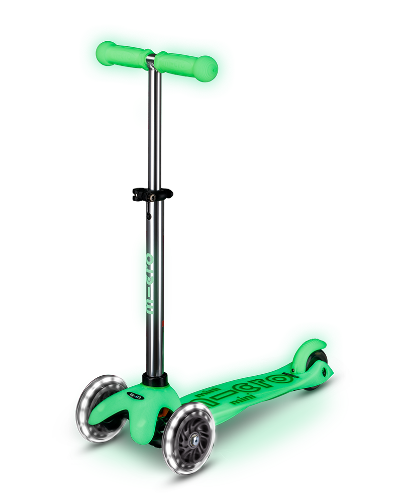 Icy lime Micro Mini glitter scooter