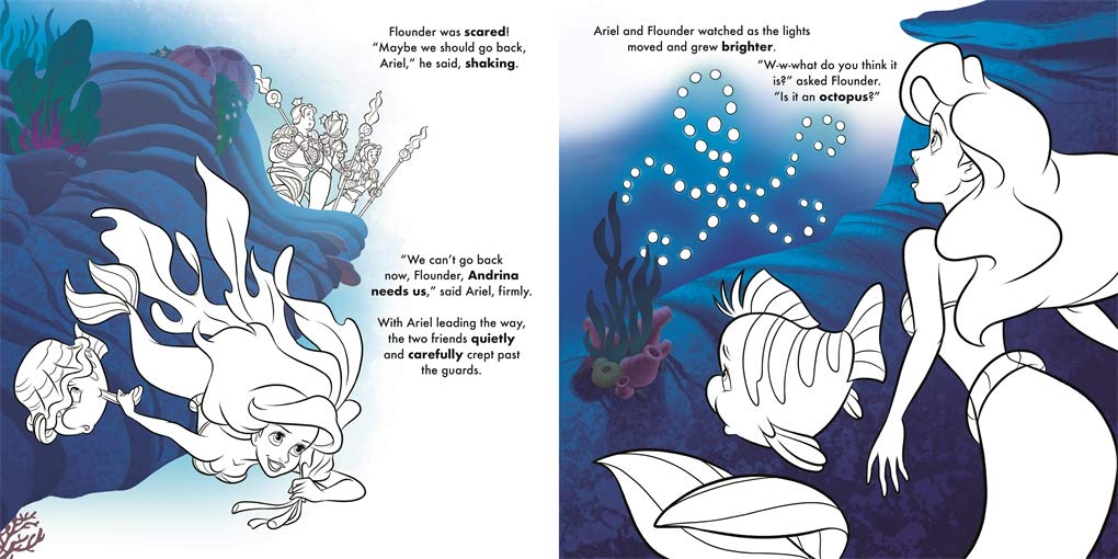 Igloo Books Ariel story and coloring book