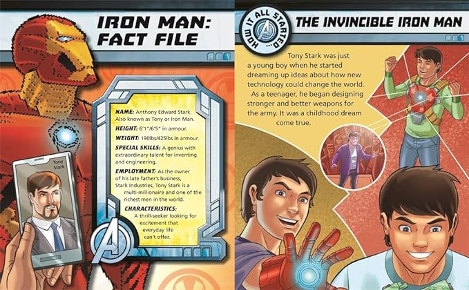 Igloo Books Iron Man 3D construction book