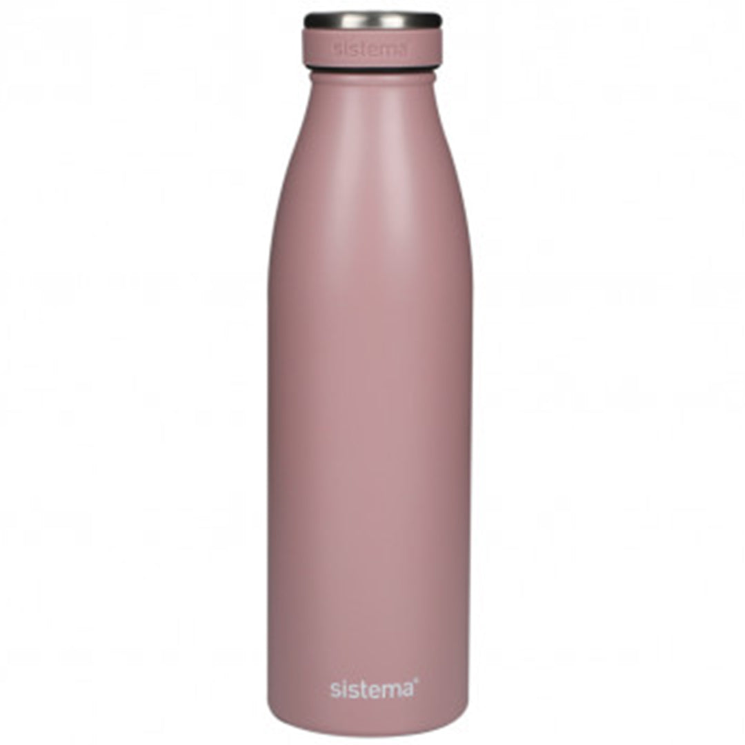 Insulated Pink Sistema Water Bottle