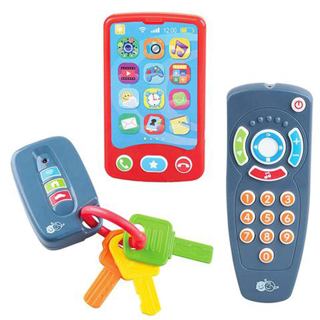 Interactive Baby Gadget Trio Toy Layout