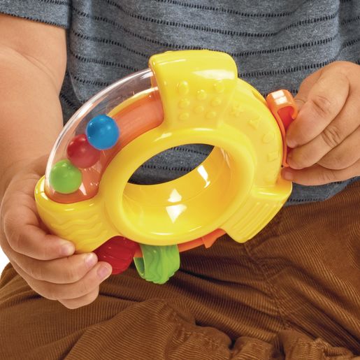 Interactive Bead Activity Ring Toy Layout