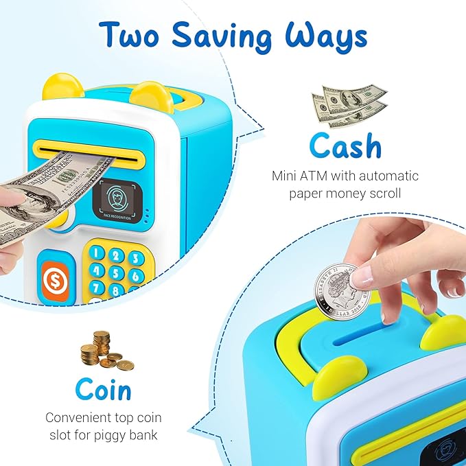 Interactive Electronic Coin Bank Toy