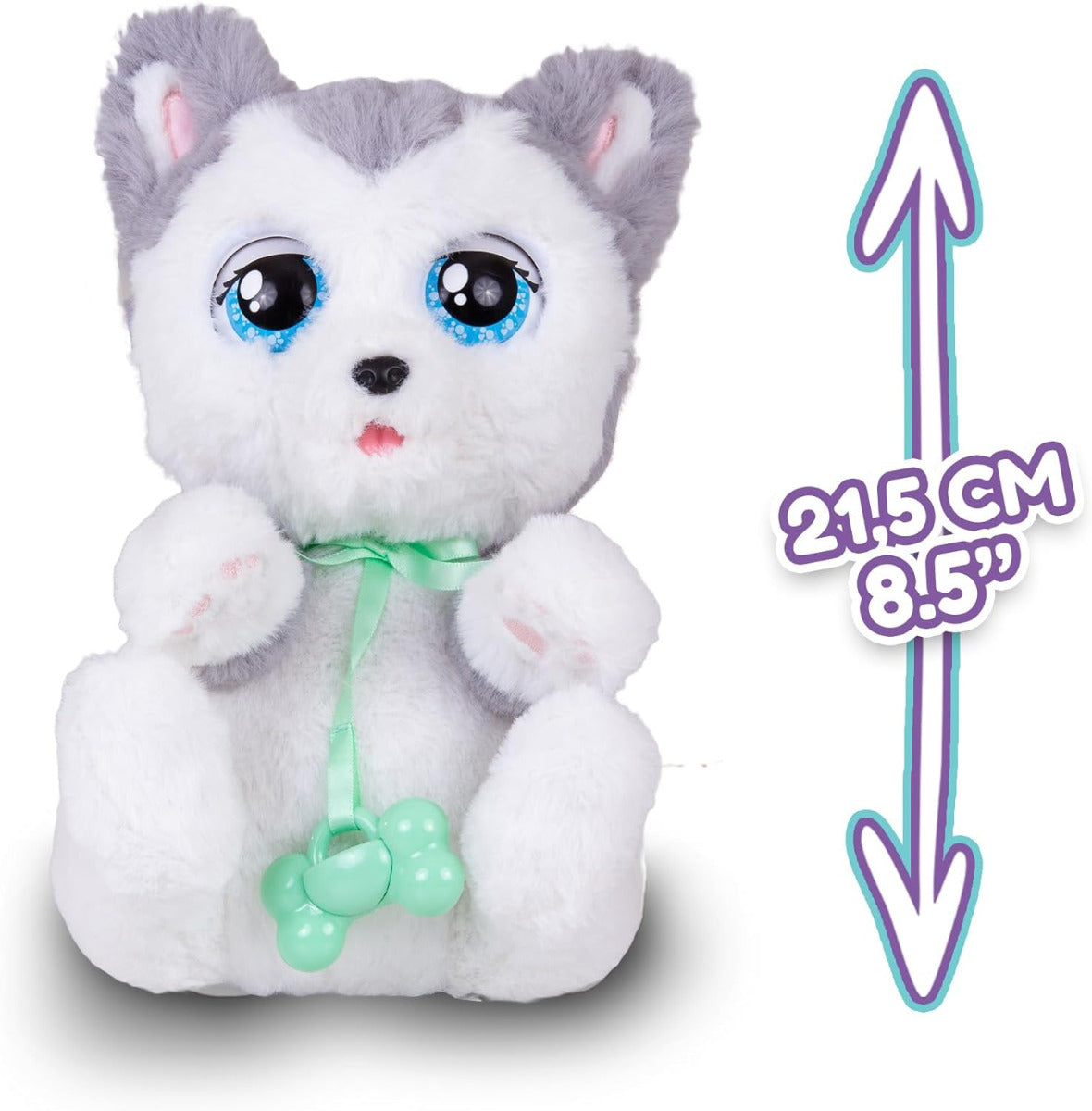 Interactive Husky Puppy Toy Front