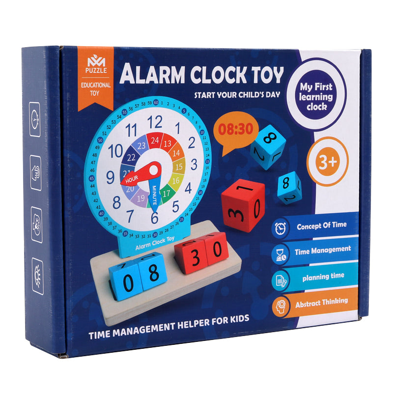 Interactive Learning Clock Toy Layout