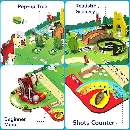 Interactive Mechanical Mini Golf Set