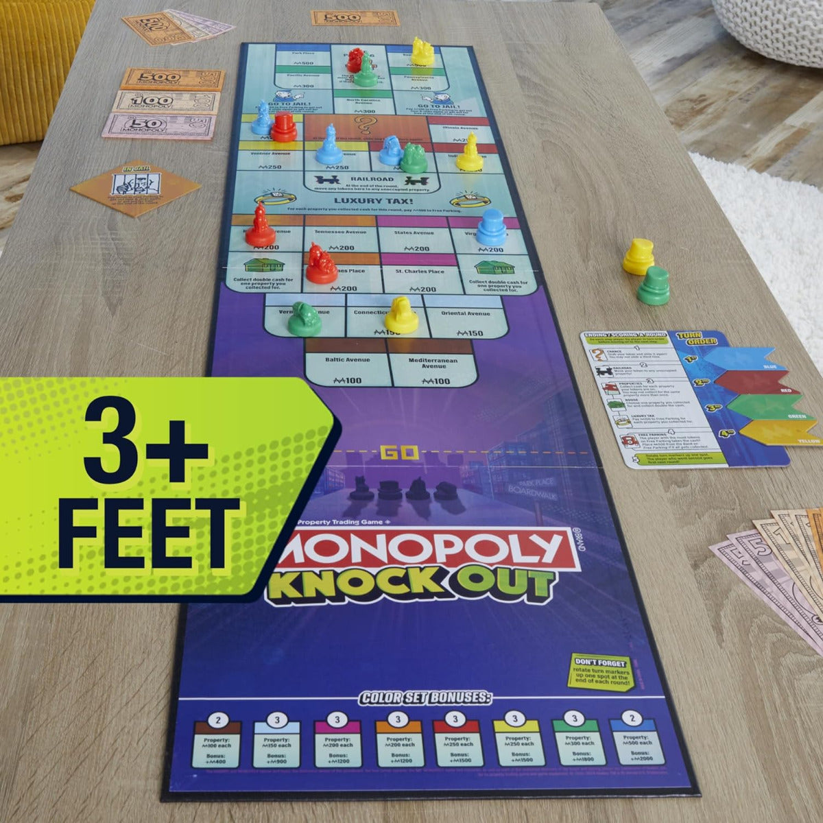 Interactive Monopoly Knockout Sliding Game