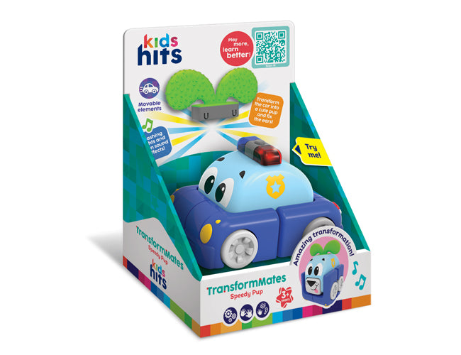 Interactive Speedy Pup Action Vehicle Toy