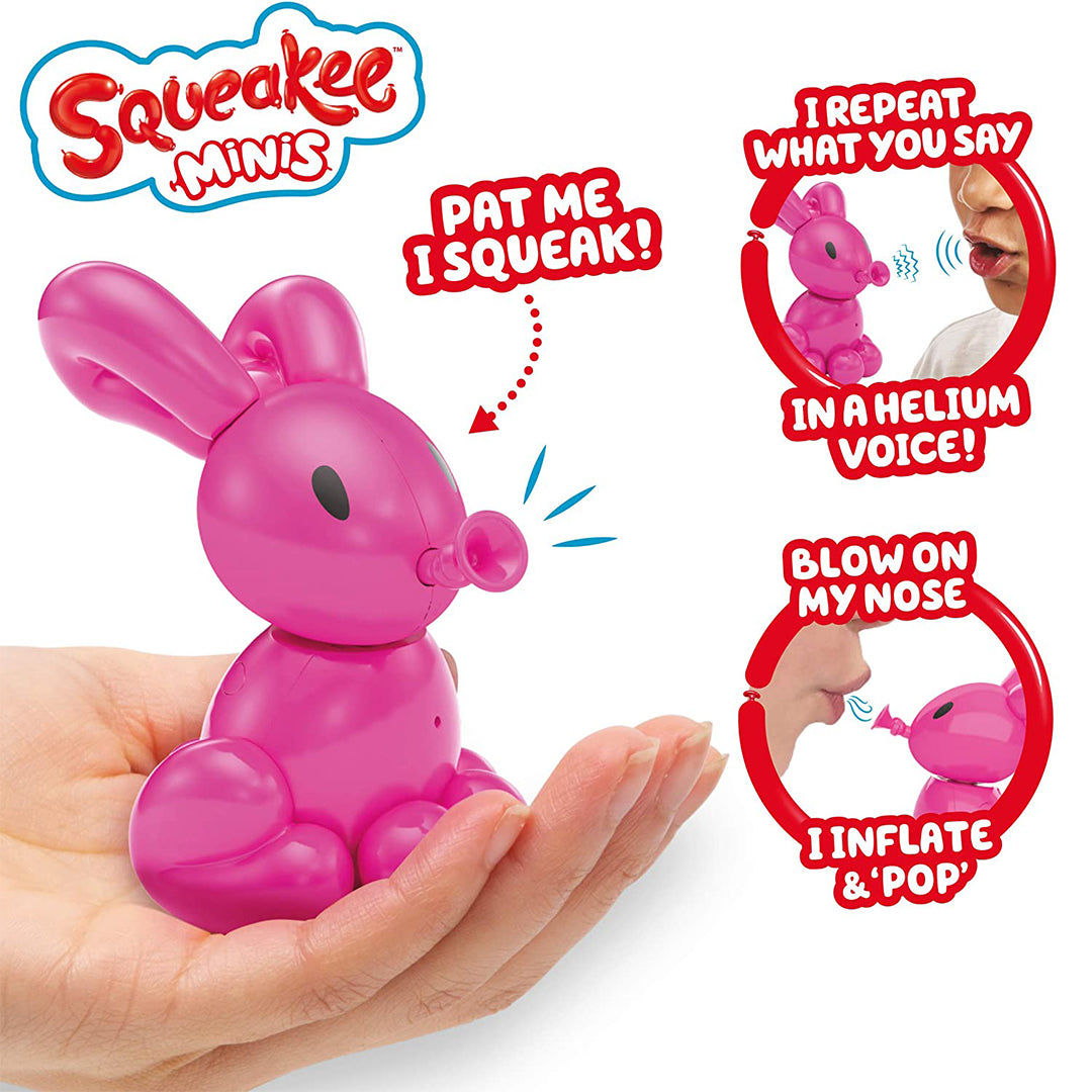 Interactive Squeakee Mini Poppy Bunny