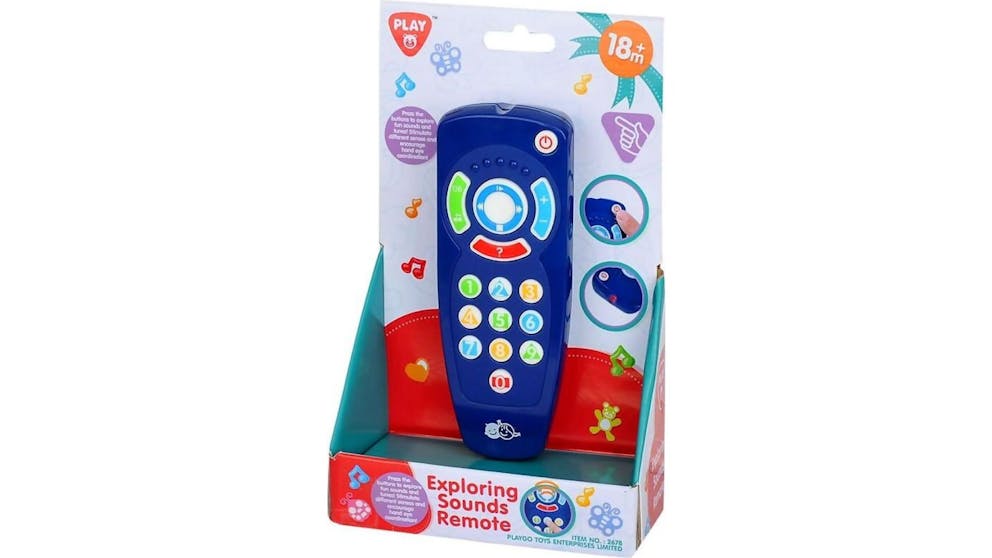 Interactive TV Remote Learning Toy Layout
