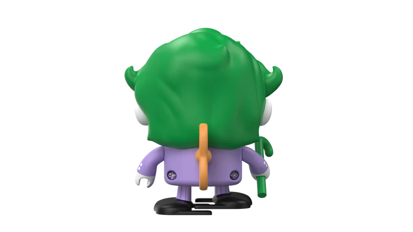 Interactive Wind-Up Villain Action Figure Front View