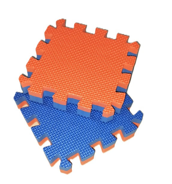 Interlocking Playmat red blue