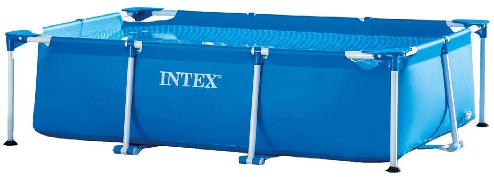 Intex rectangular frame pool blue
