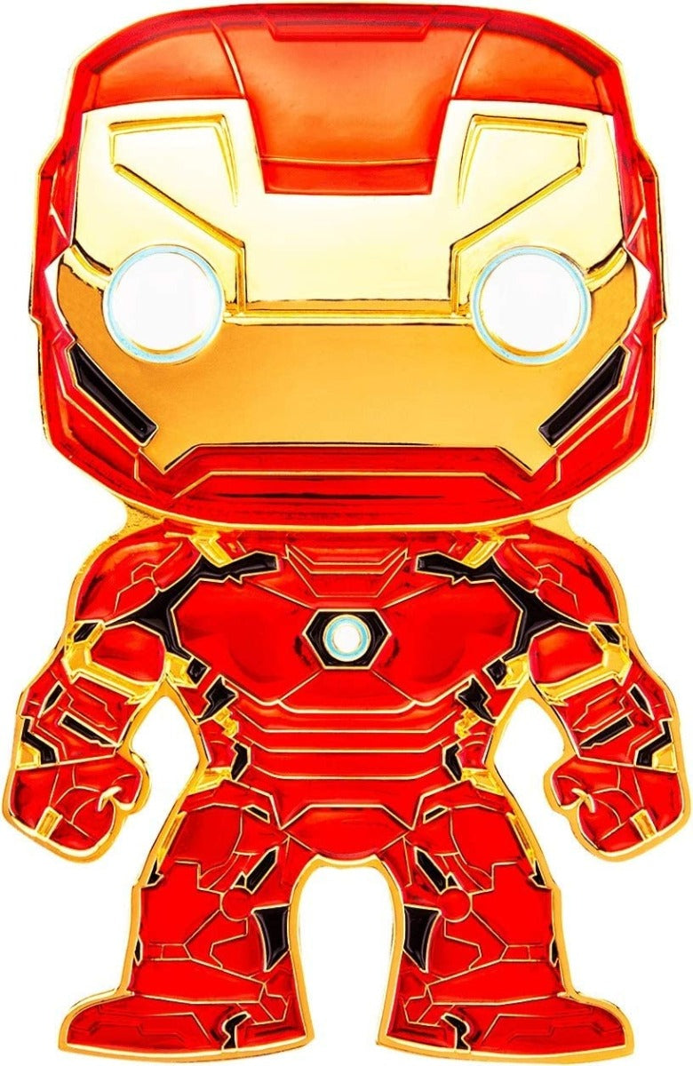 Iron Man metal pin badge