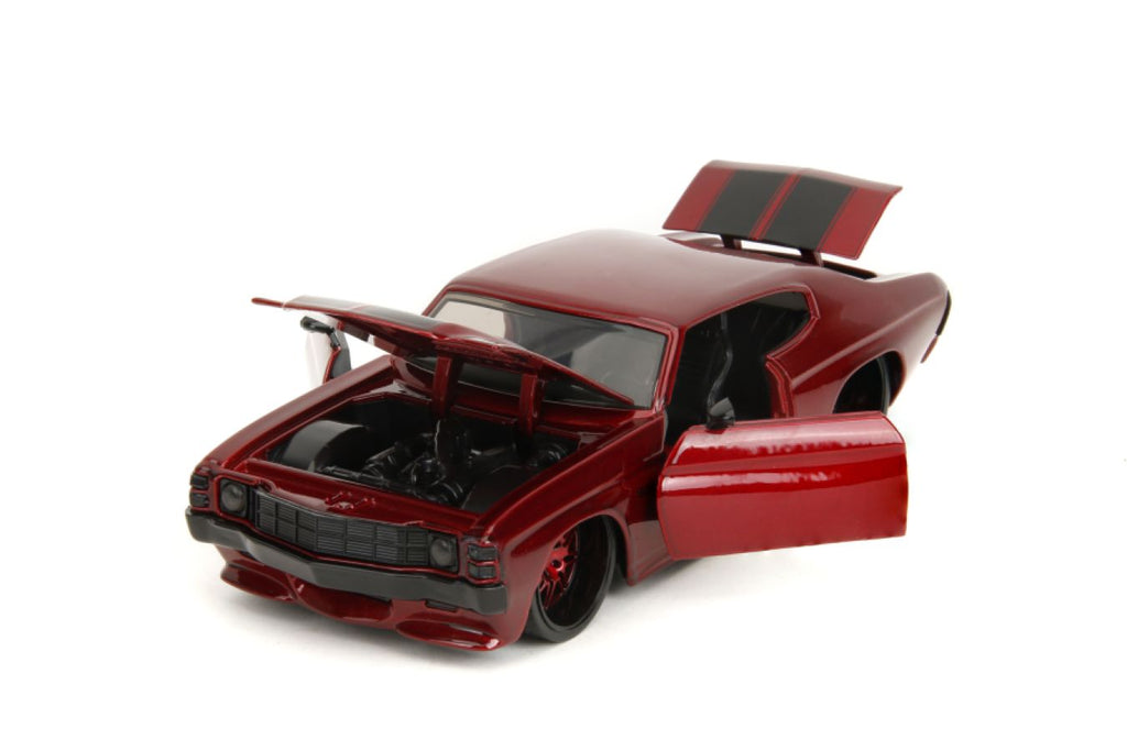 Jada Pink Slips 1971 Chevrolet Chevelle 1:24 Dark Red Metallic Car Jada Yallatoys