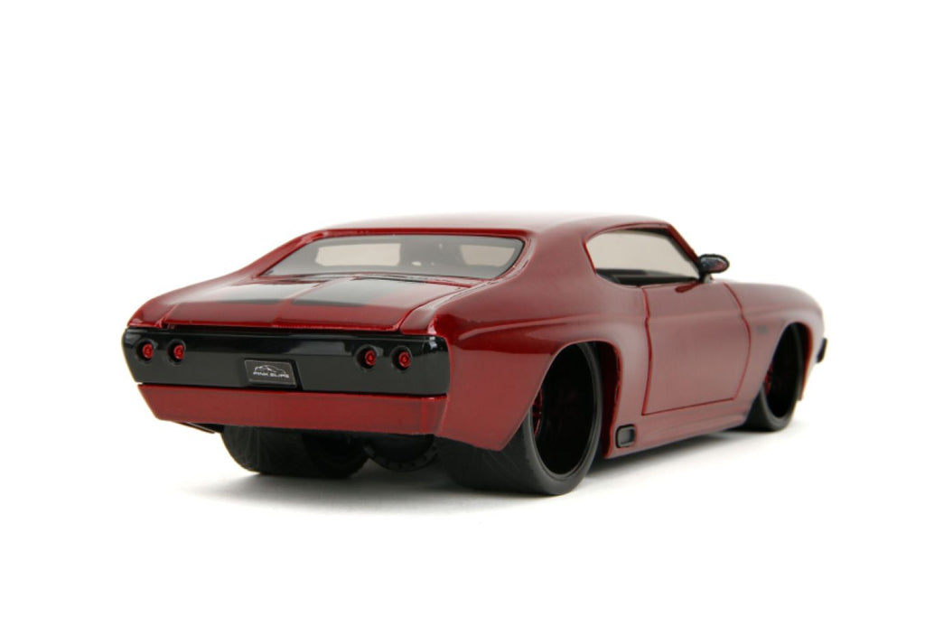 Jada Pink Slips 1971 Chevrolet Chevelle 1:24 Dark Red Metallic Car Jada Yallatoys