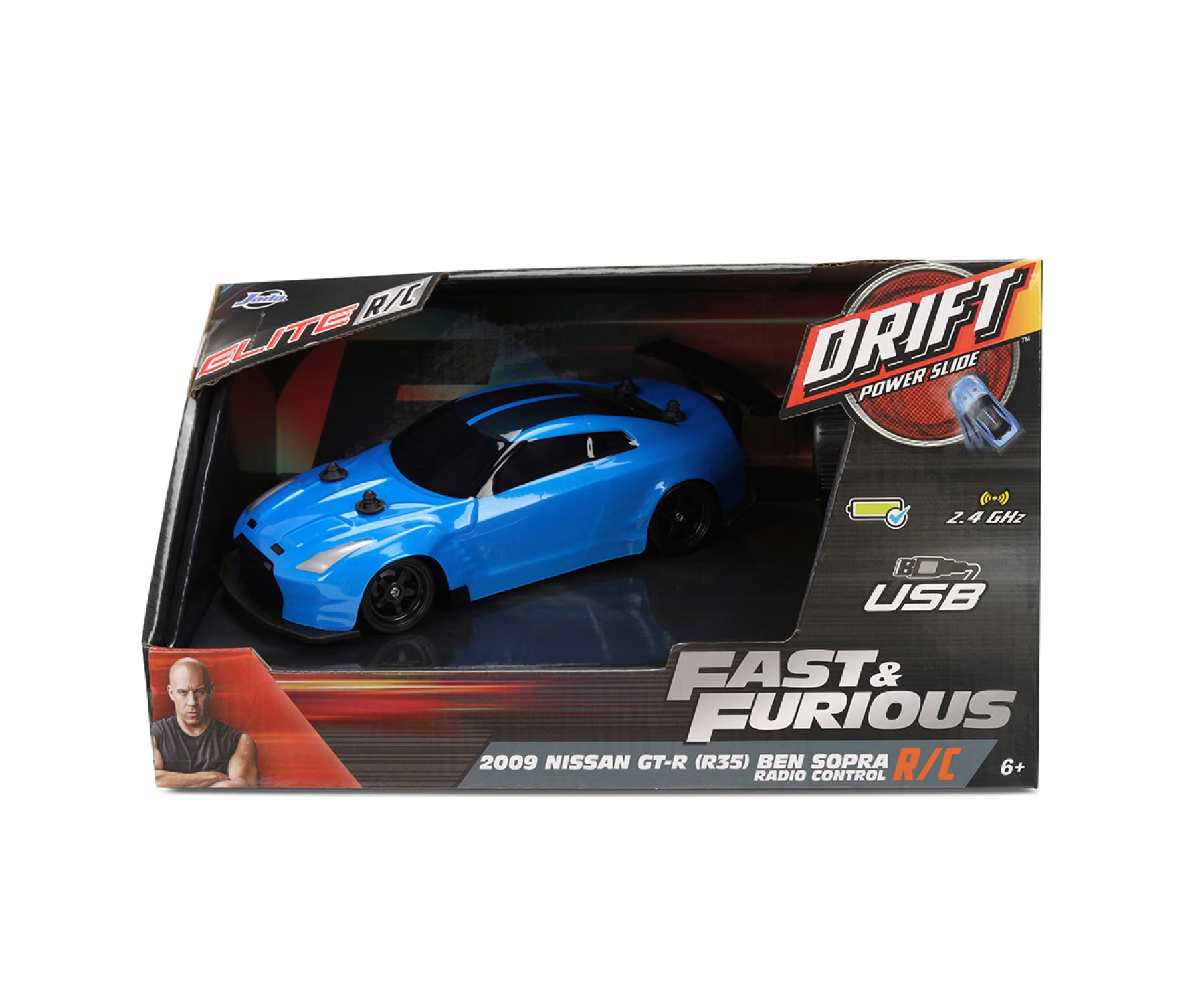 Jada Fast & Furious RC Drift 2009 Nissan 1:24 Scale