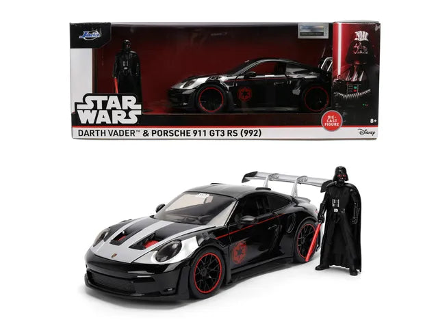 Jada Star Wars Darth Vader & Porsche 911 GT3 RS Die-Cast Car