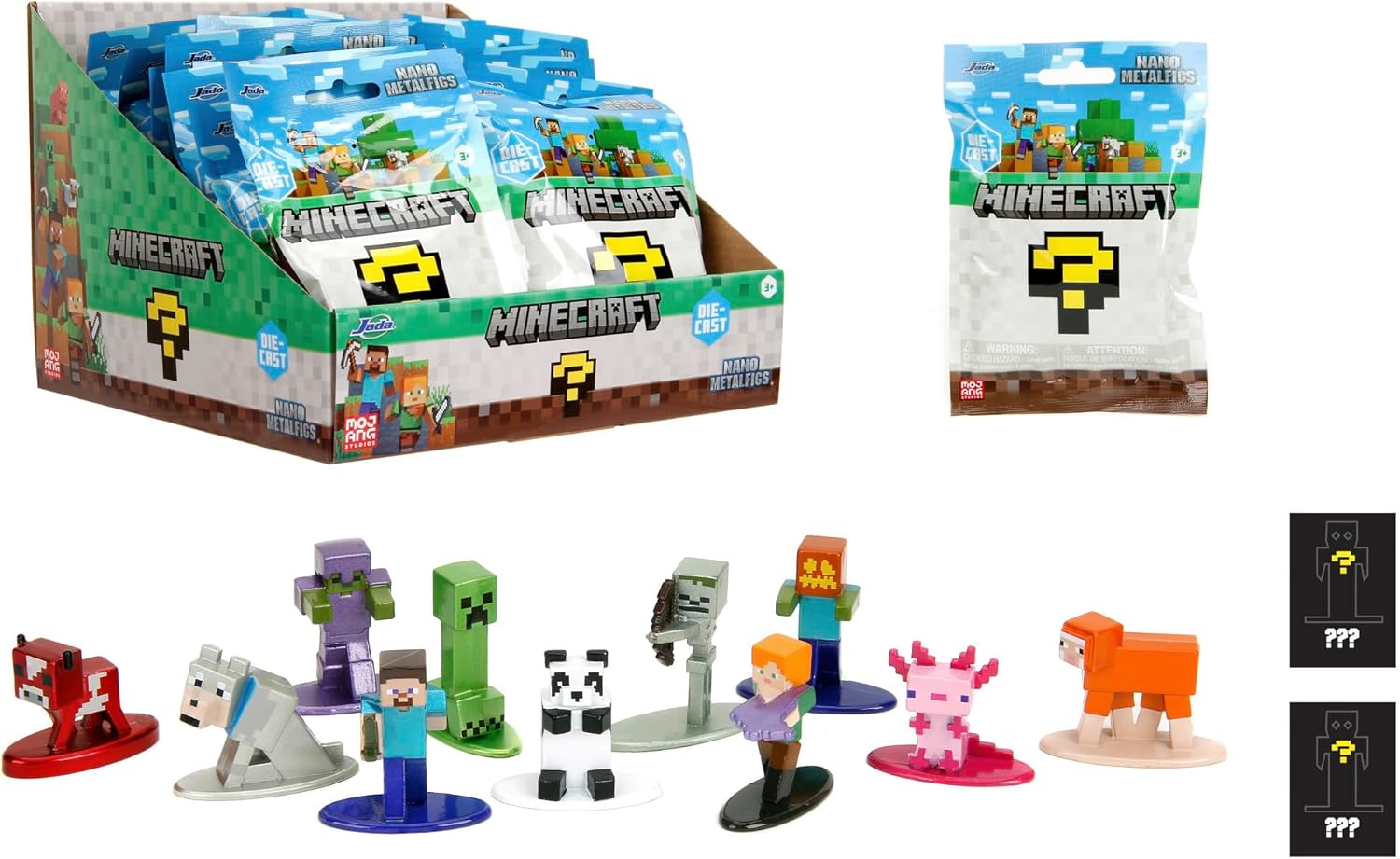 Jada Nanofigure Minecraft Assorted