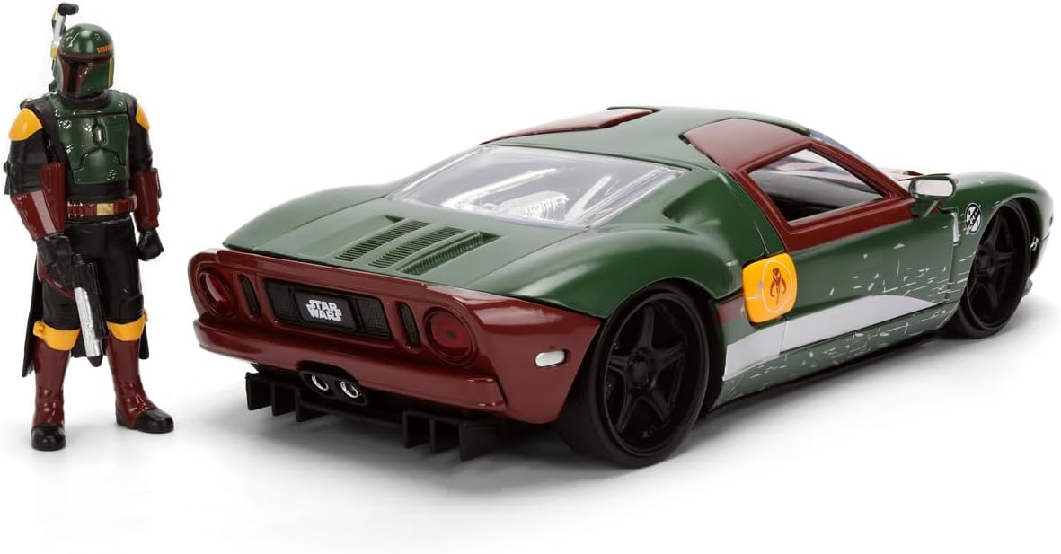 سيارة معدنية بمقياس 1:24 من جادا توييز، حرب النجوم، بوبا فيت، فورد GT 2005