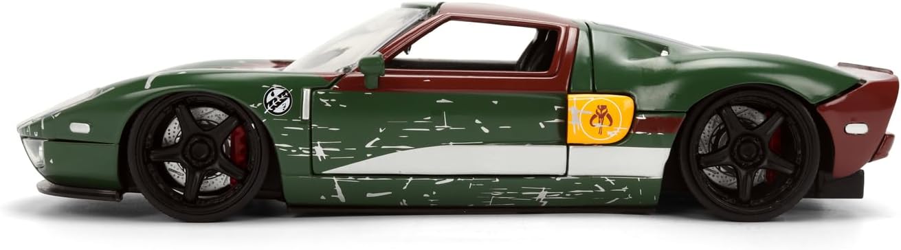 سيارة معدنية بمقياس 1:24 من جادا توييز، حرب النجوم، بوبا فيت، فورد GT 2005