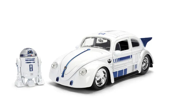 Jada Star Wars R2-D2 and 1959 Volkswagen Drag Beetle Die-Cast Playset